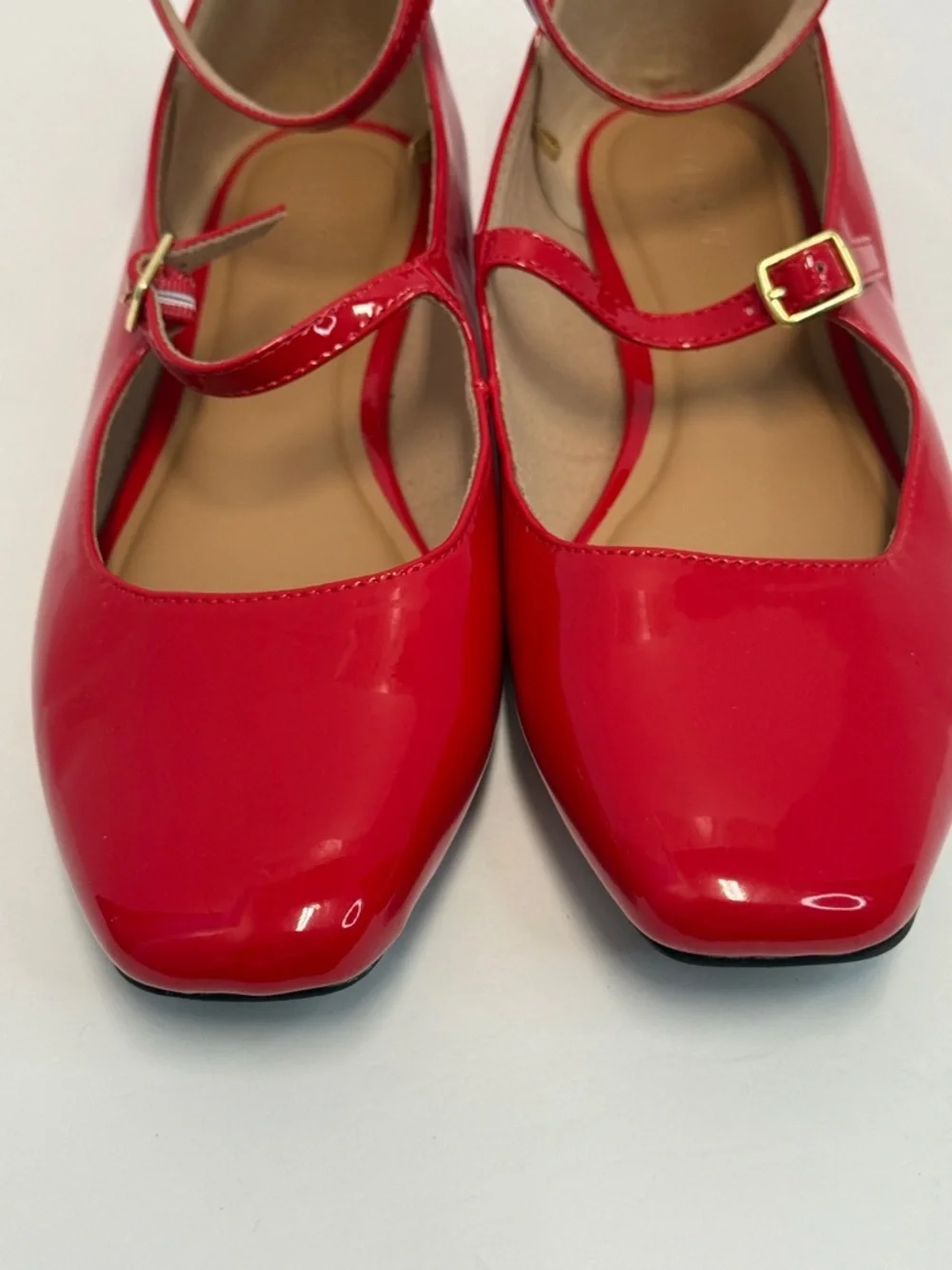 Old Navy shiny red